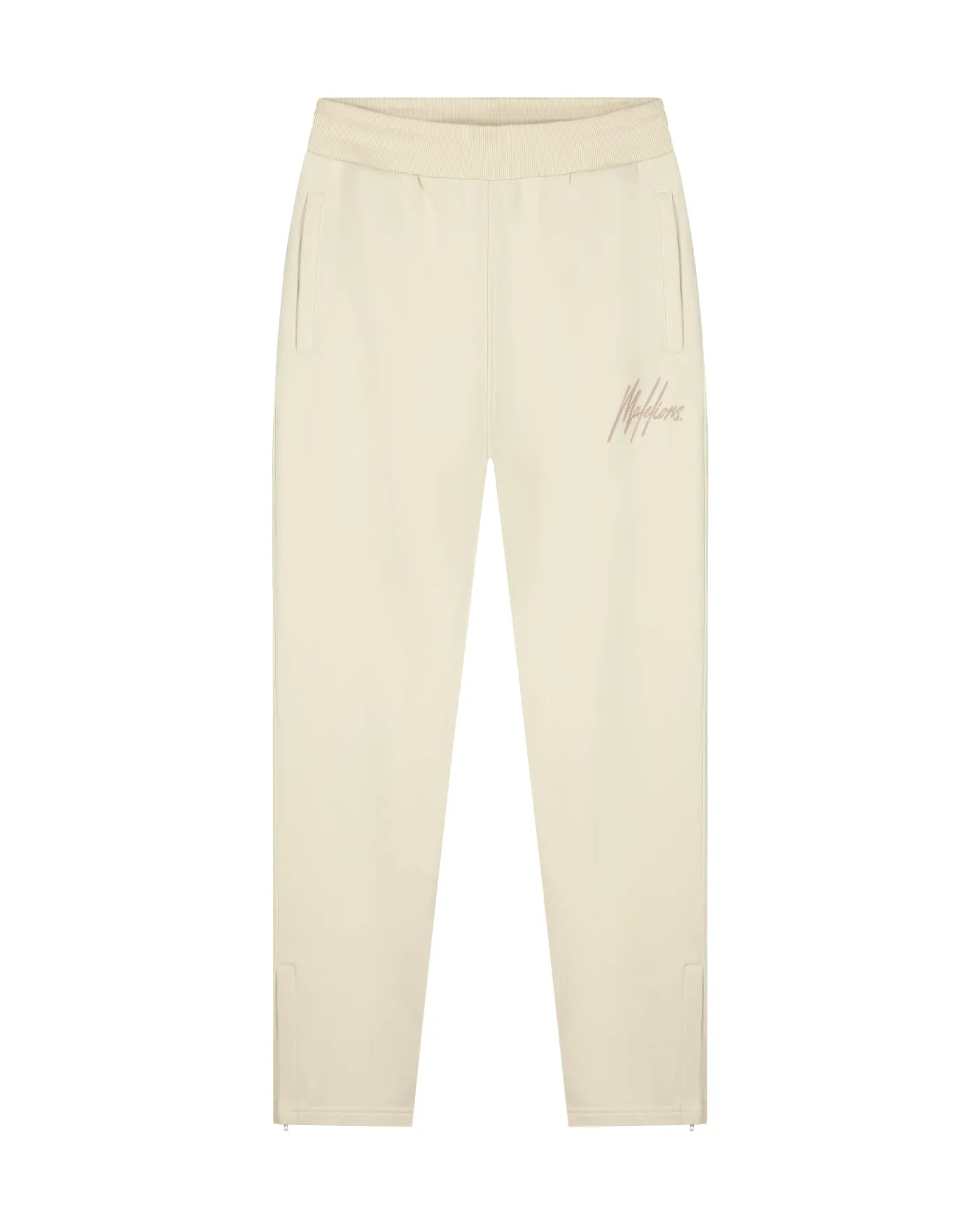 Malelions Men Straight Leg Joggers | Beige