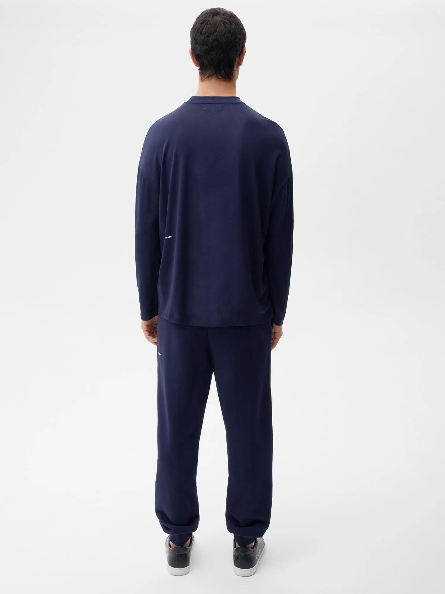 Men C-FIBER™ Pure Long Sleeve T-shirt—navy blue