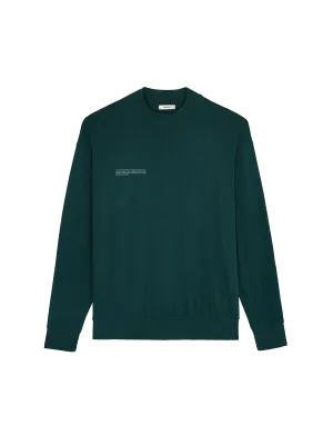 Men's Seaweed Lyocell Fine Knit Top—Foliage Green