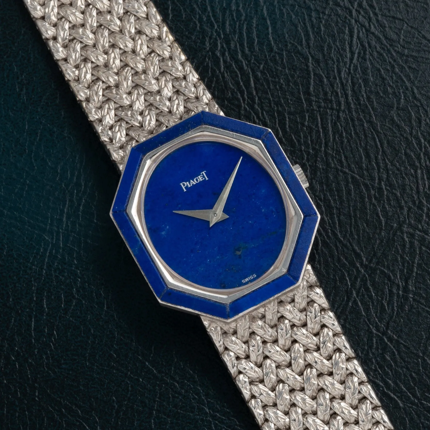 Piaget 'Lapis Lazuli' White Gold Dress Watch