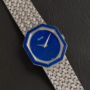 Piaget 'Lapis Lazuli' White Gold Dress Watch