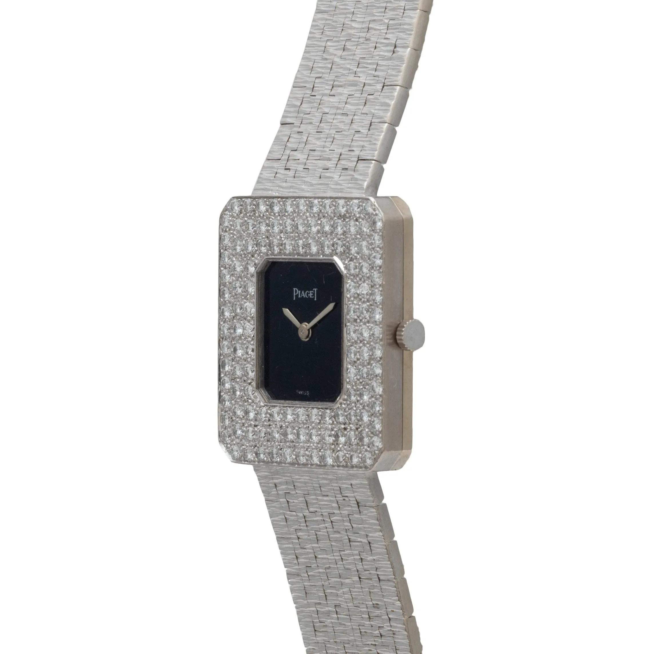 Piaget 'Onyx" Diamond Dress Watch