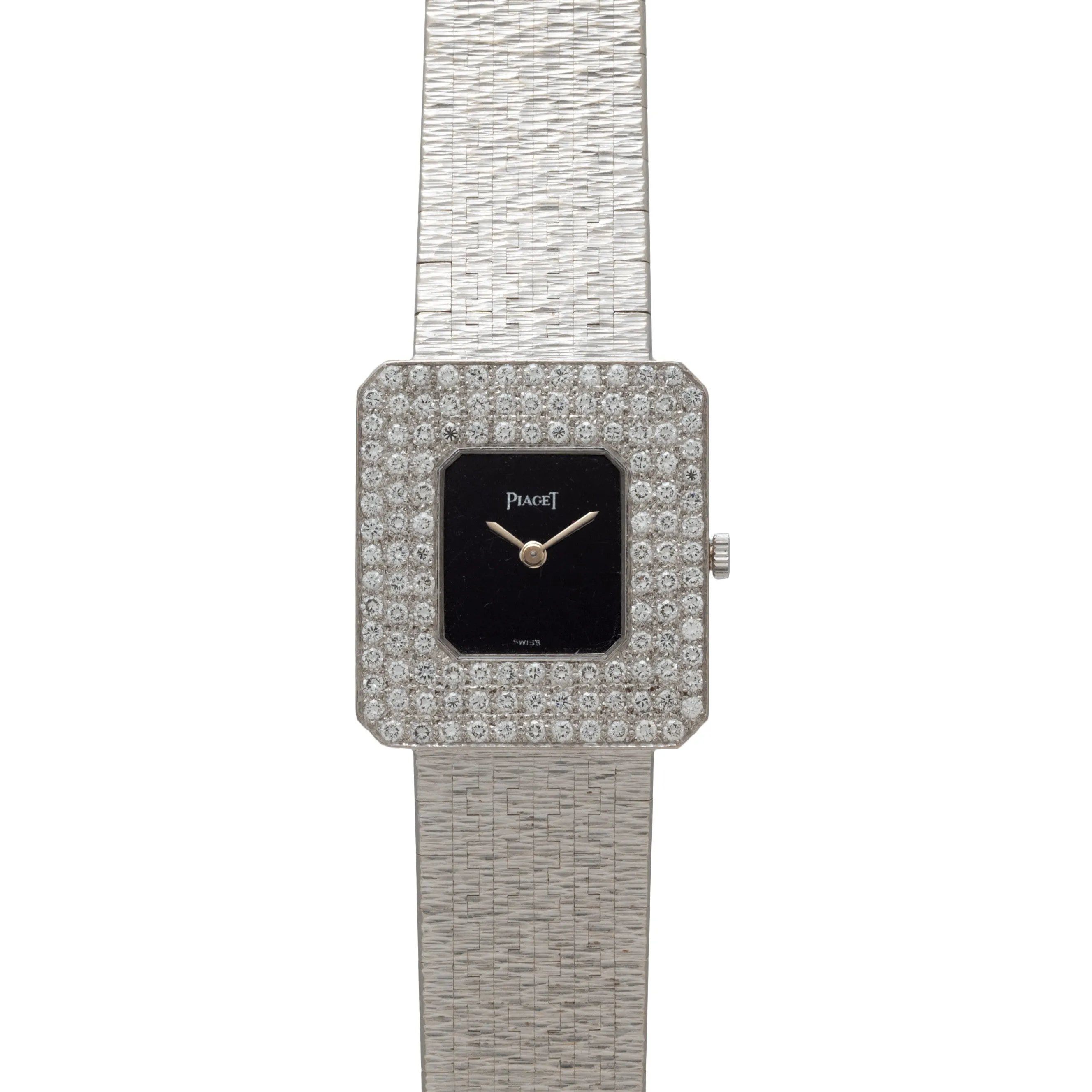 Piaget 'Onyx" Diamond Dress Watch