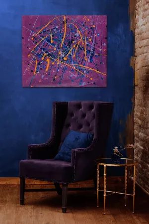 Plum Universe #2 - Original Painting
