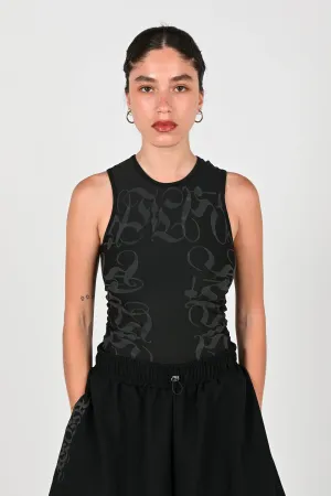 Posture Compression Tank in Black