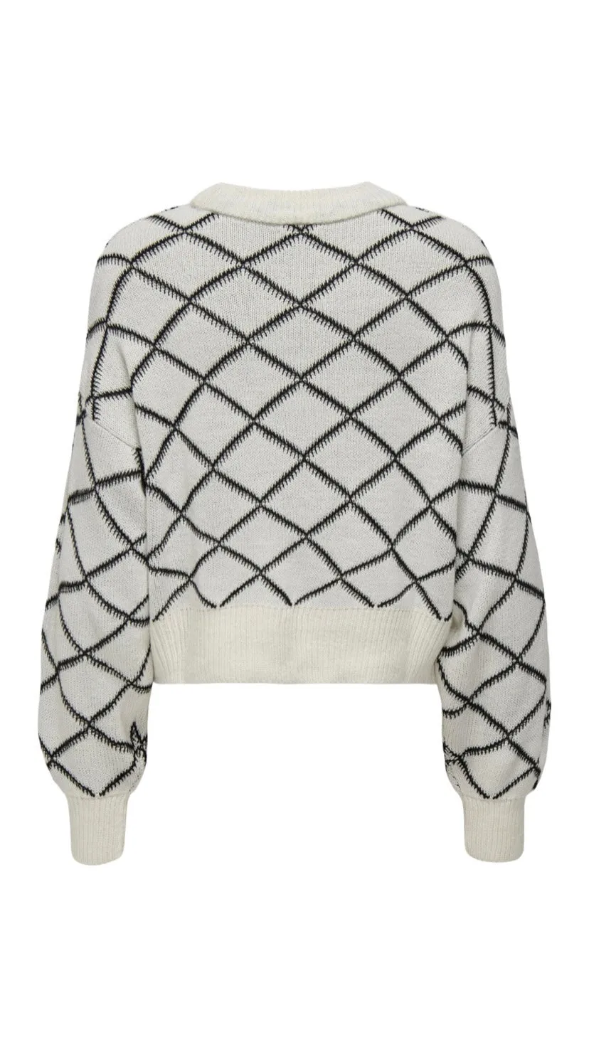 Rita White Knit