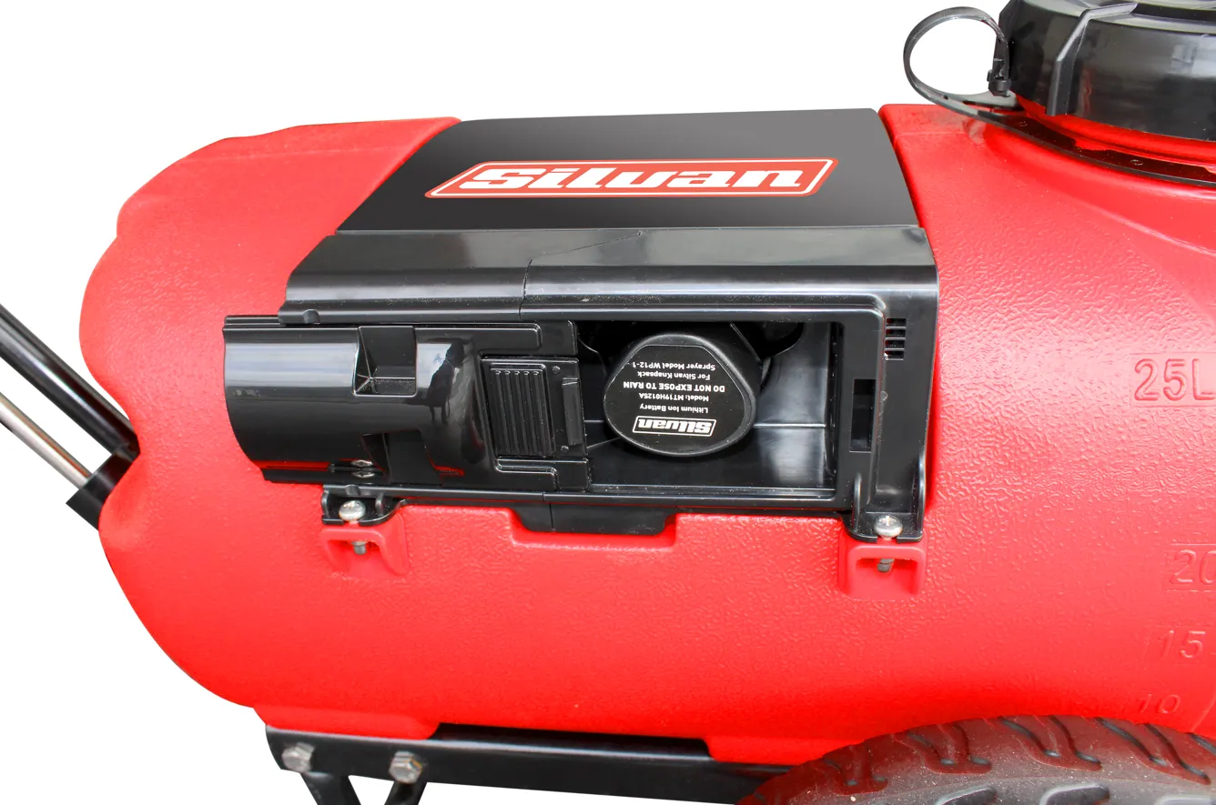 Silvan 25L Rechargeable Redline Trolley Sprayer
