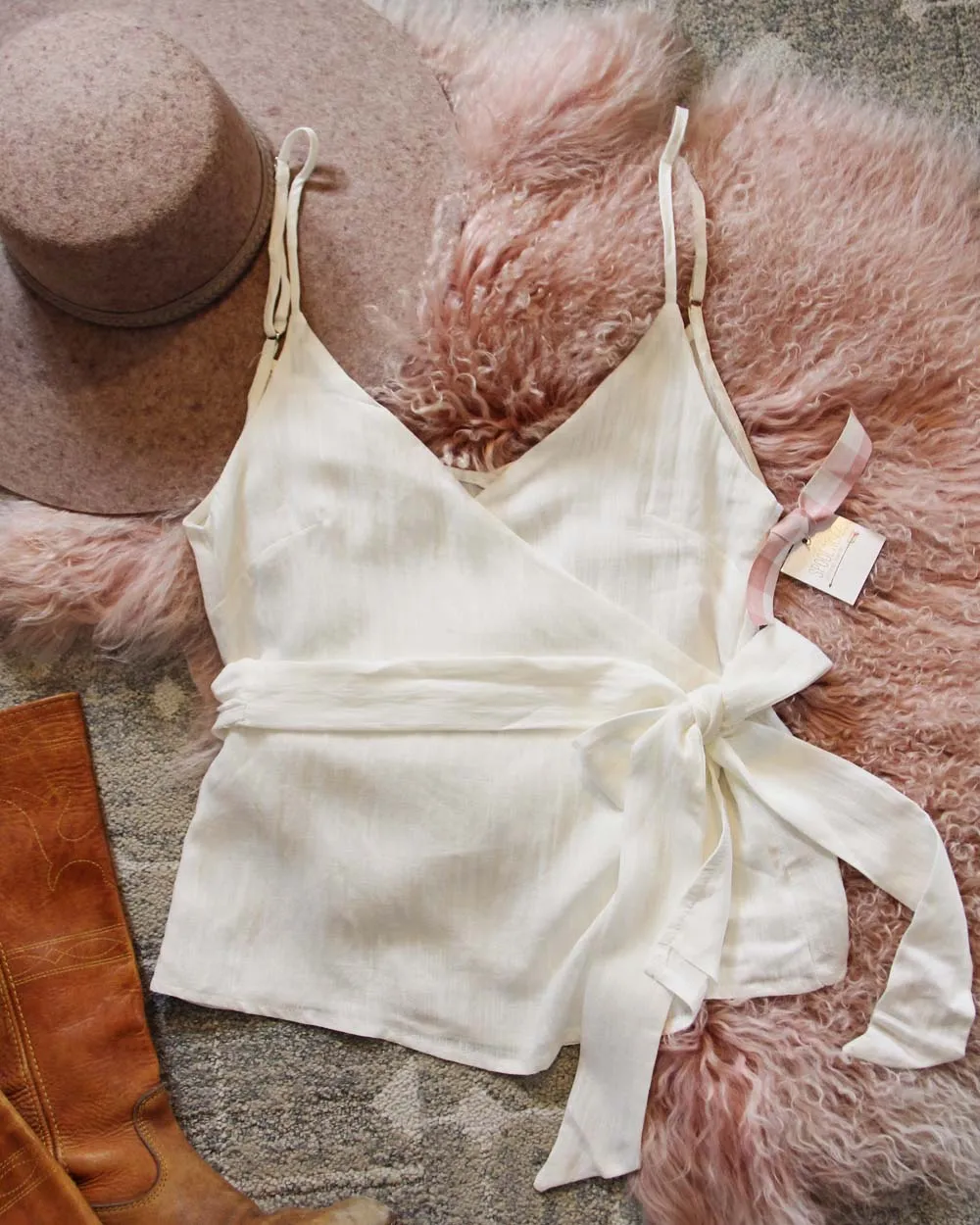 Sweet Wrap Layering Tank