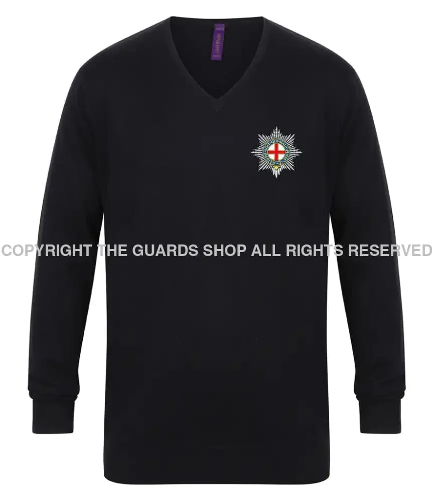 The Coldstream Guards Lightweight V Neck Sweater