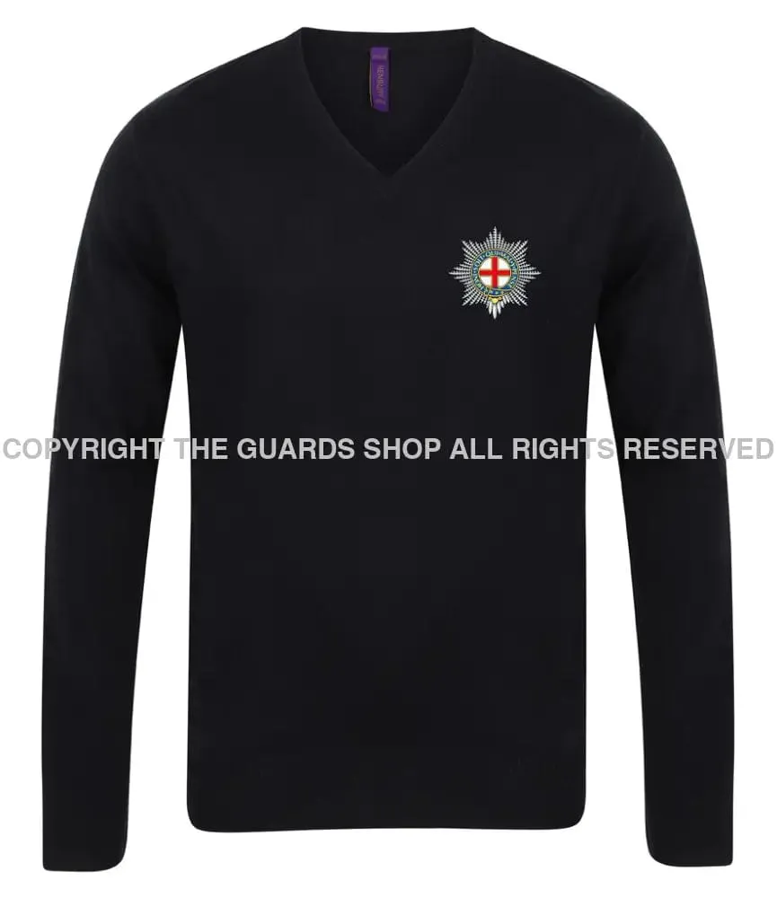 The Coldstream Guards Lightweight V Neck Sweater