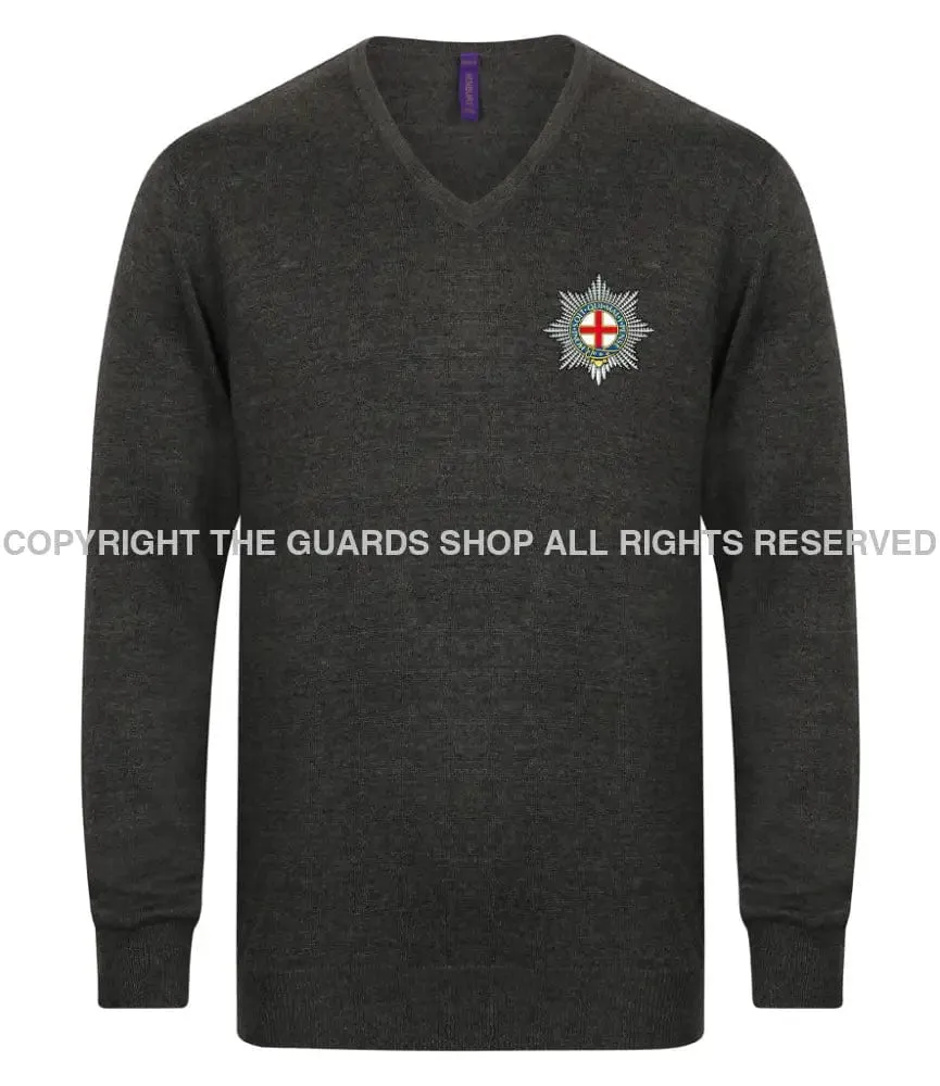 The Coldstream Guards Lightweight V Neck Sweater