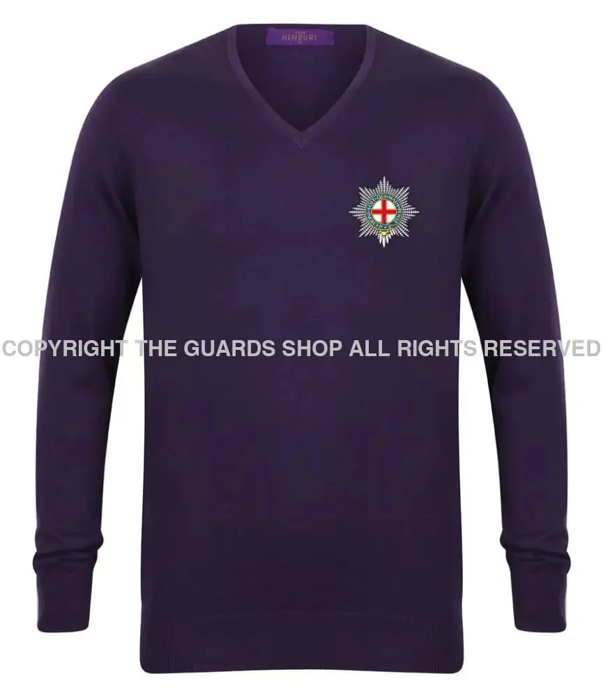 The Coldstream Guards Lightweight V Neck Sweater