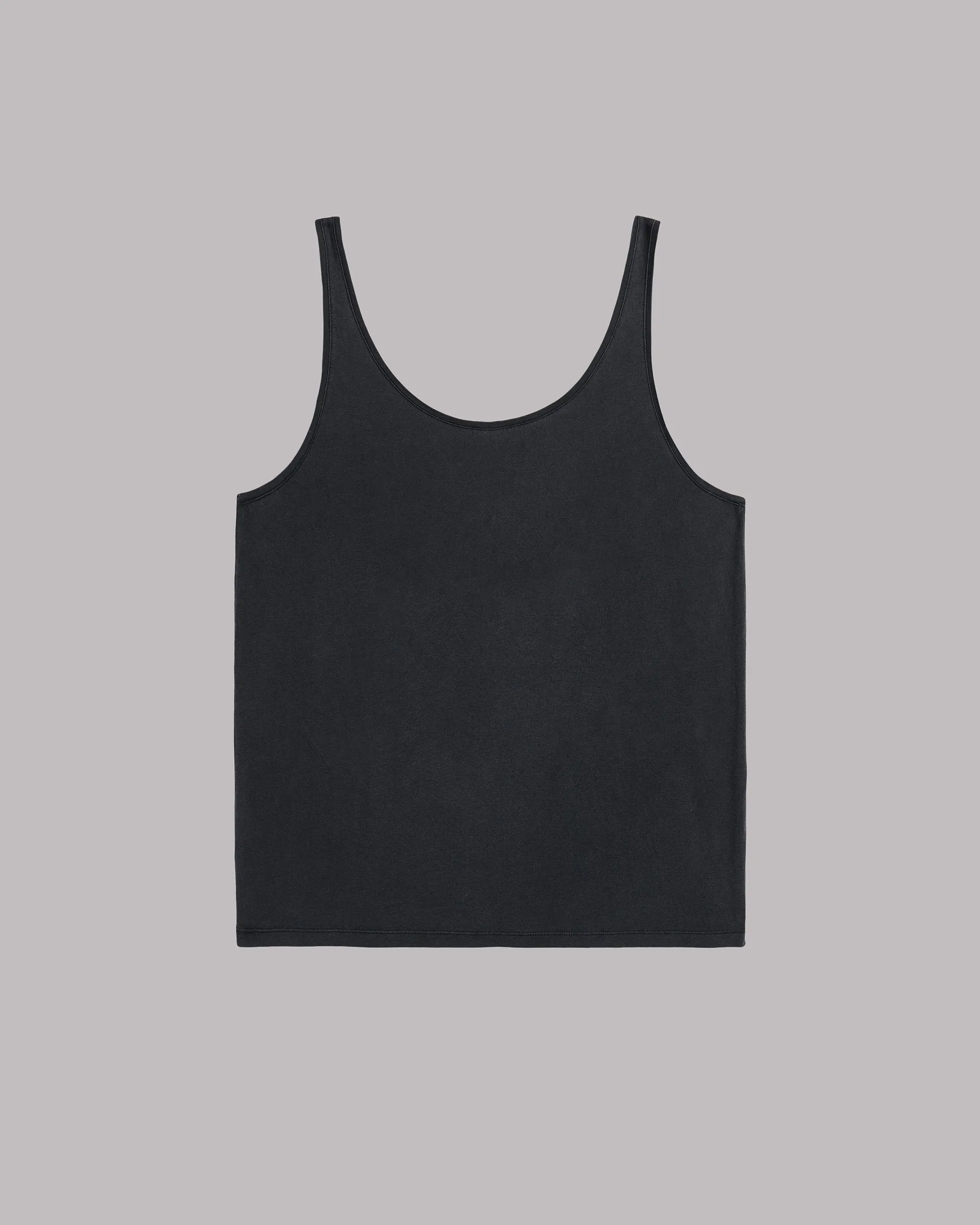 The Dark Low Back Tank Top