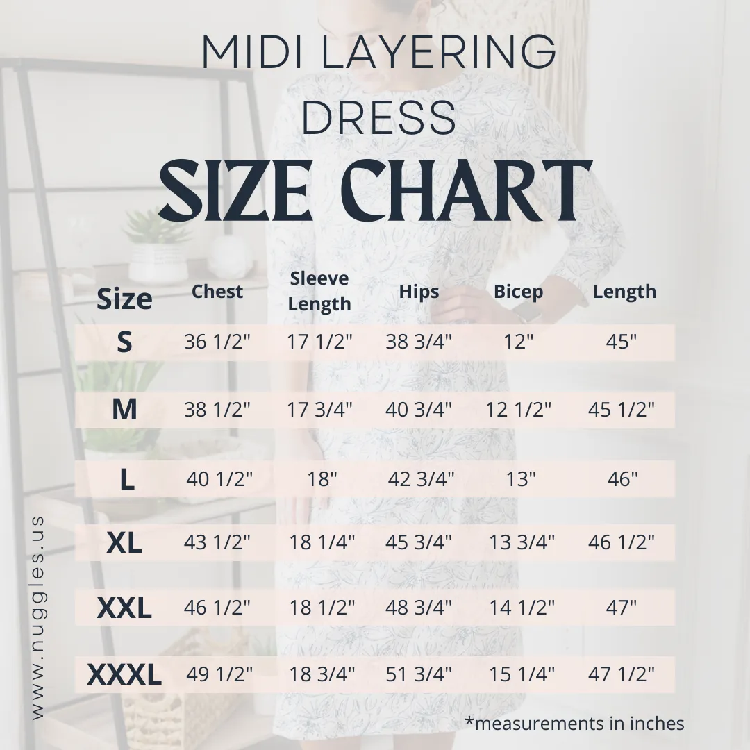 The Original Midi Layering Dress (Prints)