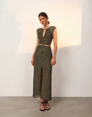 Tori Midi Dress - Rosewood Tori Midi Dress - Rosewood