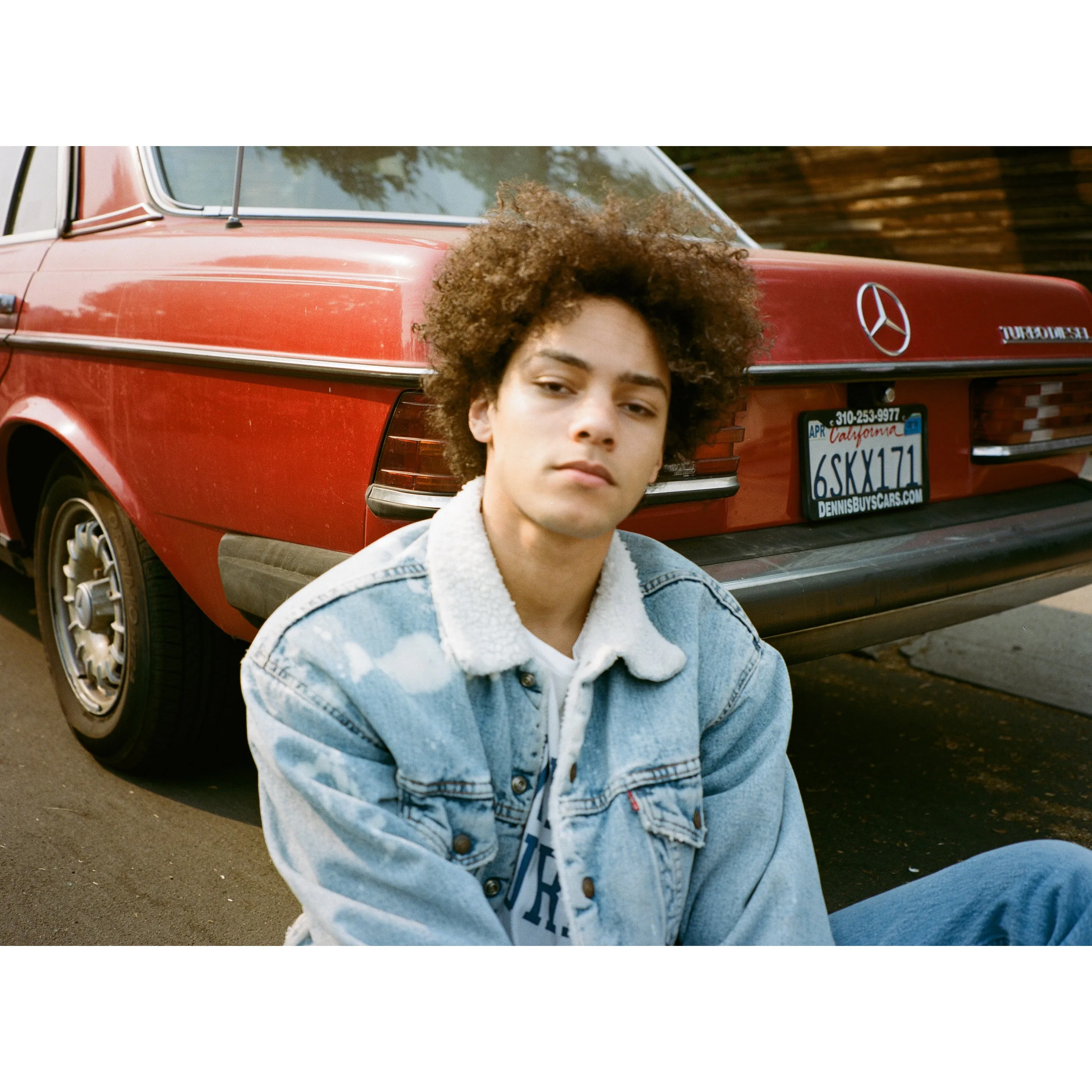 VINTAGE LEVI'S SHERPA DENIM JACKET