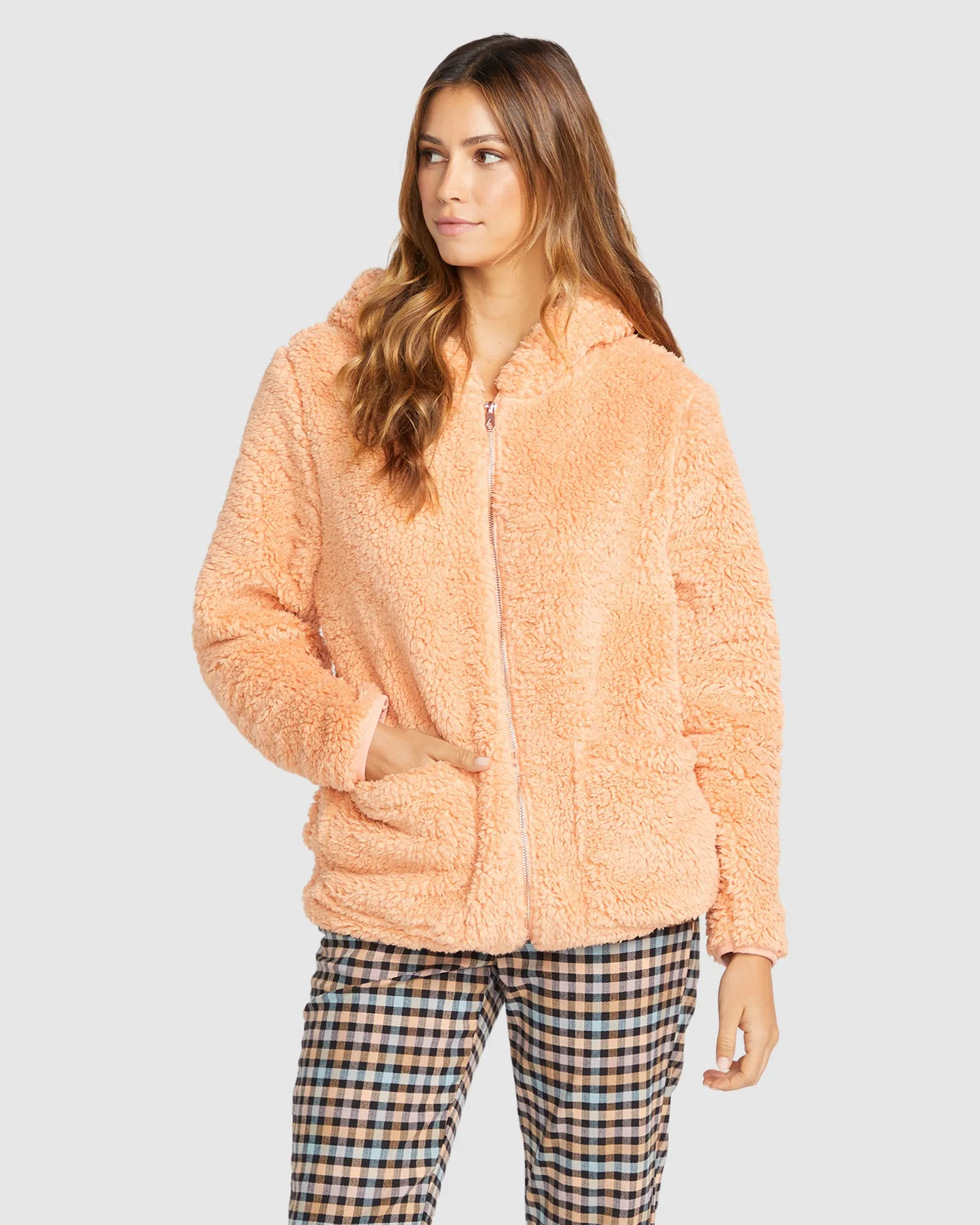 Womens Lil Phuz Up Sherpa Jacket